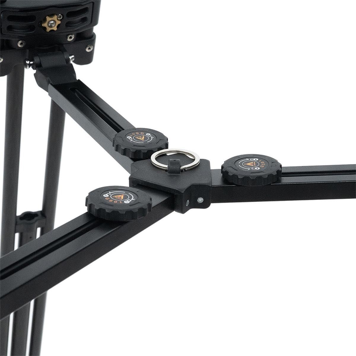 Ikan Ikan E-Image EG05C2 3-Section Carbon Fiber Tripod with GH05 Fluid Video Head and Mid-Level Spreader