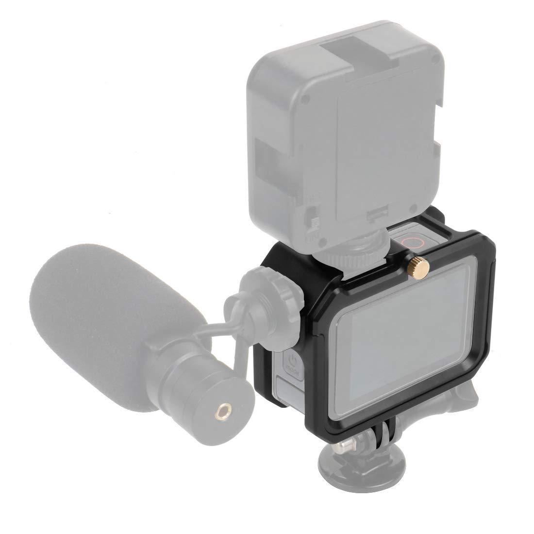 BGNing BGNing Aluminum Case Compatible for GoPro Hero 9 Black Camera Metal Cage Protective Shell Housing Frame Form-Fitted w/Cold Shoe 52mm Filter Mount (only Shell)