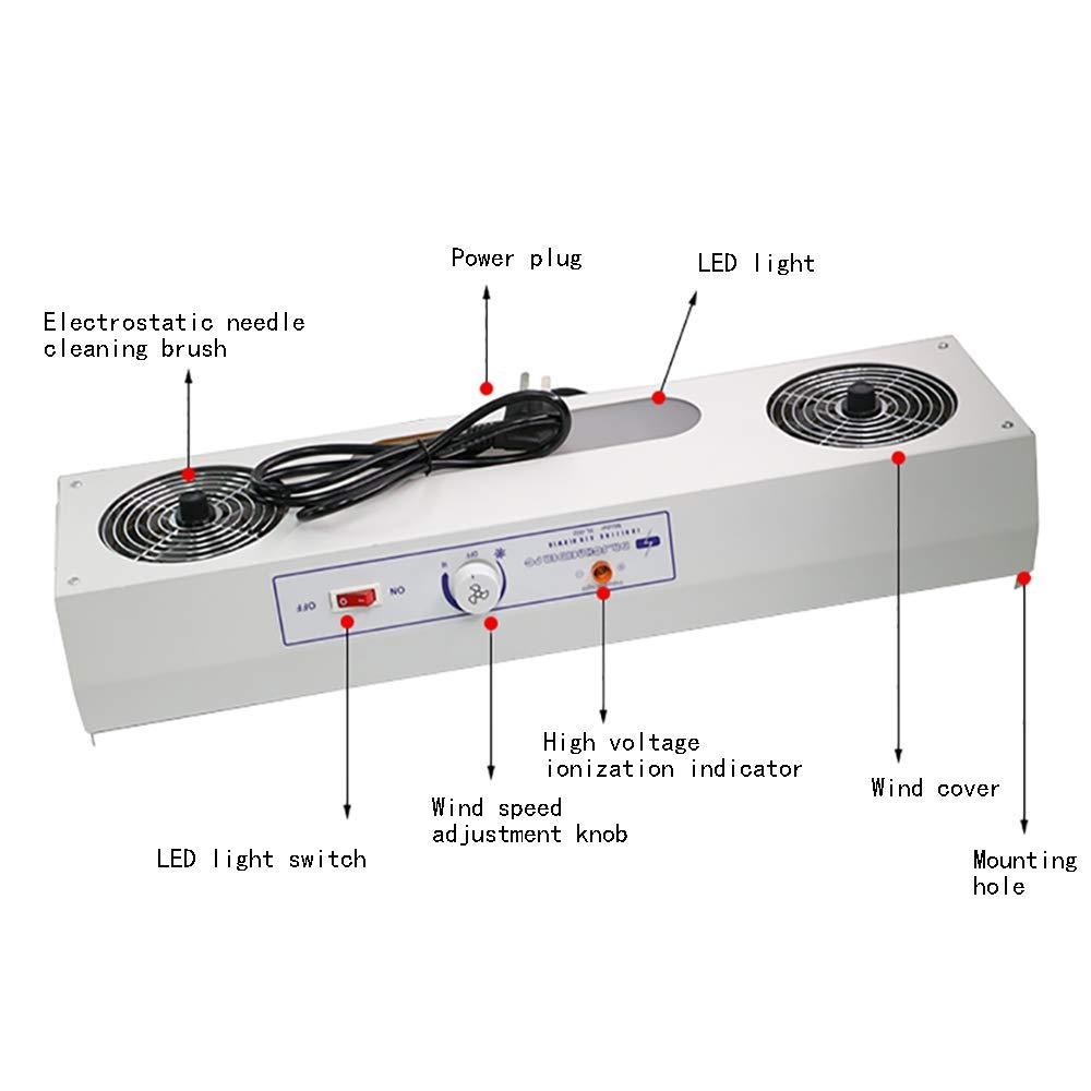 T-king T-king SL-002 Two ion Fans- Eliminate Static Electricity Ionizing Air Blower Antistatic Ion Fan 110V