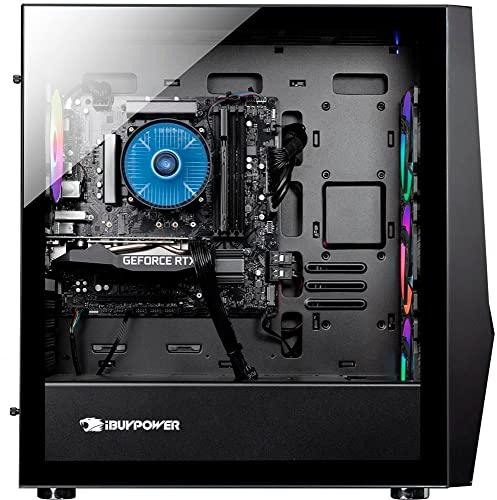 iBUYPOWER iBUYPOWER Pro Gaming PC Computer Desktop - SlateMR 1004 (Intel Core i3-10105F 3.7GHz, Nvidia GeForce GTX 1650 4 GB, 8GB DDR4, 480 GB SSD, RGB Fans, WiFi Ready, Windows 11 Home)