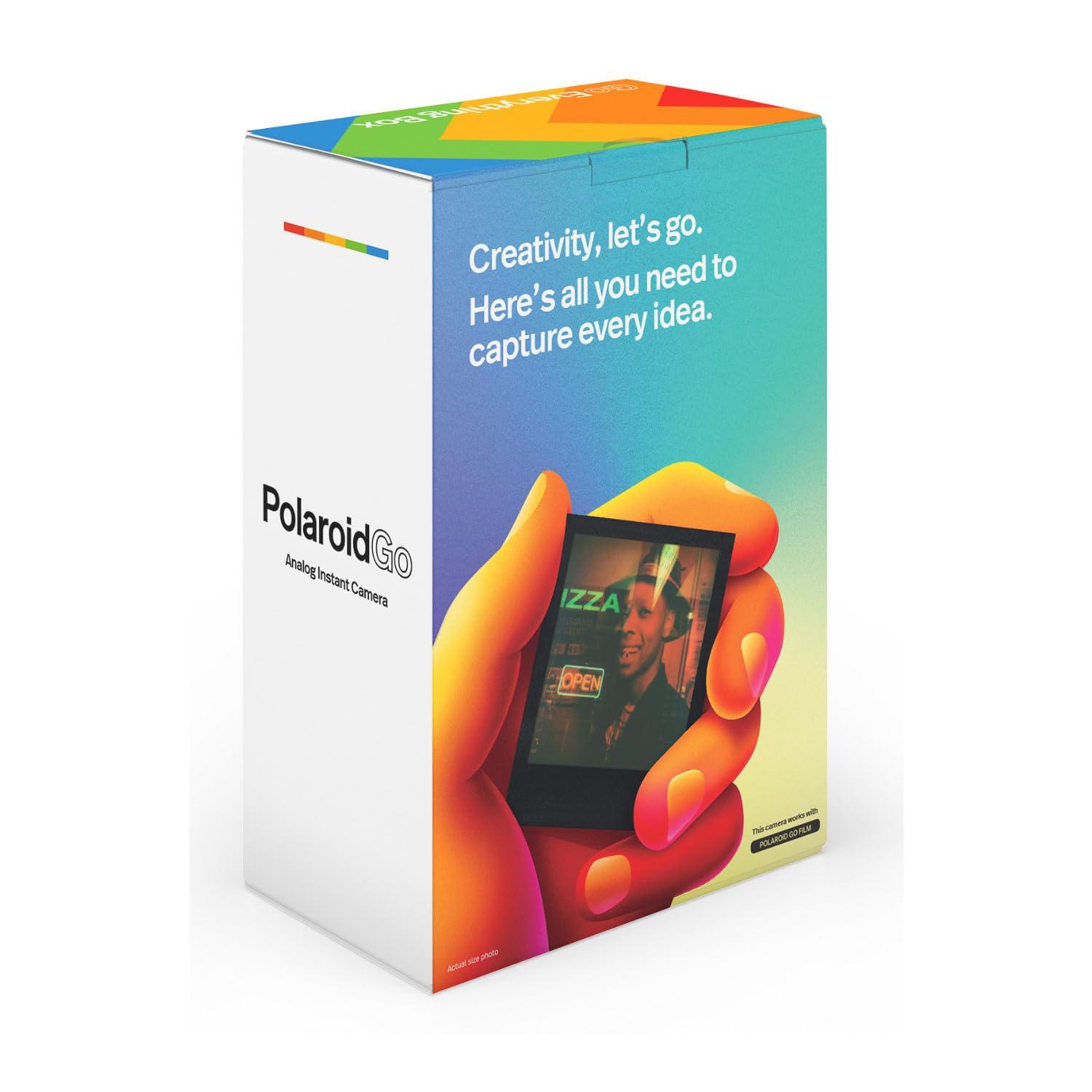 Polaroid Polaroid Go Everything Box Black Camera and Black Frame Instant Film Bundle (6215)