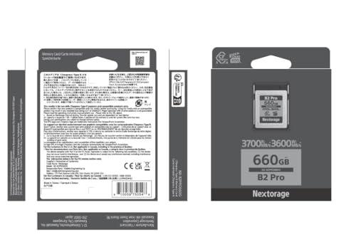Nextorage Nextorage 660GB NX-B2PRO CFexpress 4.0 Type B Memory Card