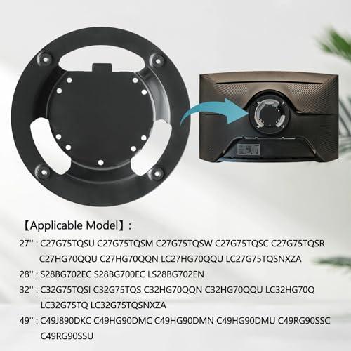 Tjweiqing Odyssey G7 Mount Adapter is Only Compatible with Samsung Odyssey G6 G7 Series Monitor (Fits 27\" 32\" G75T, 28\" G70B, 49\" CHG90 CJ890 S95UA Monitor)
