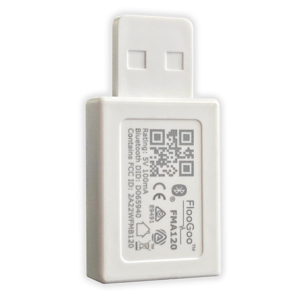 FLOOGOO FlooGoo FMA120 Bluetooth 5.4 Dual-Mode Dongle Supports aptX Lossless, Low-Latency Gaming, Auracast & A2DP-to-Auracast Relay, LE Audio, Hearing Aids, Microsoft Teams, and PS4/PS5/Nintendo Switch