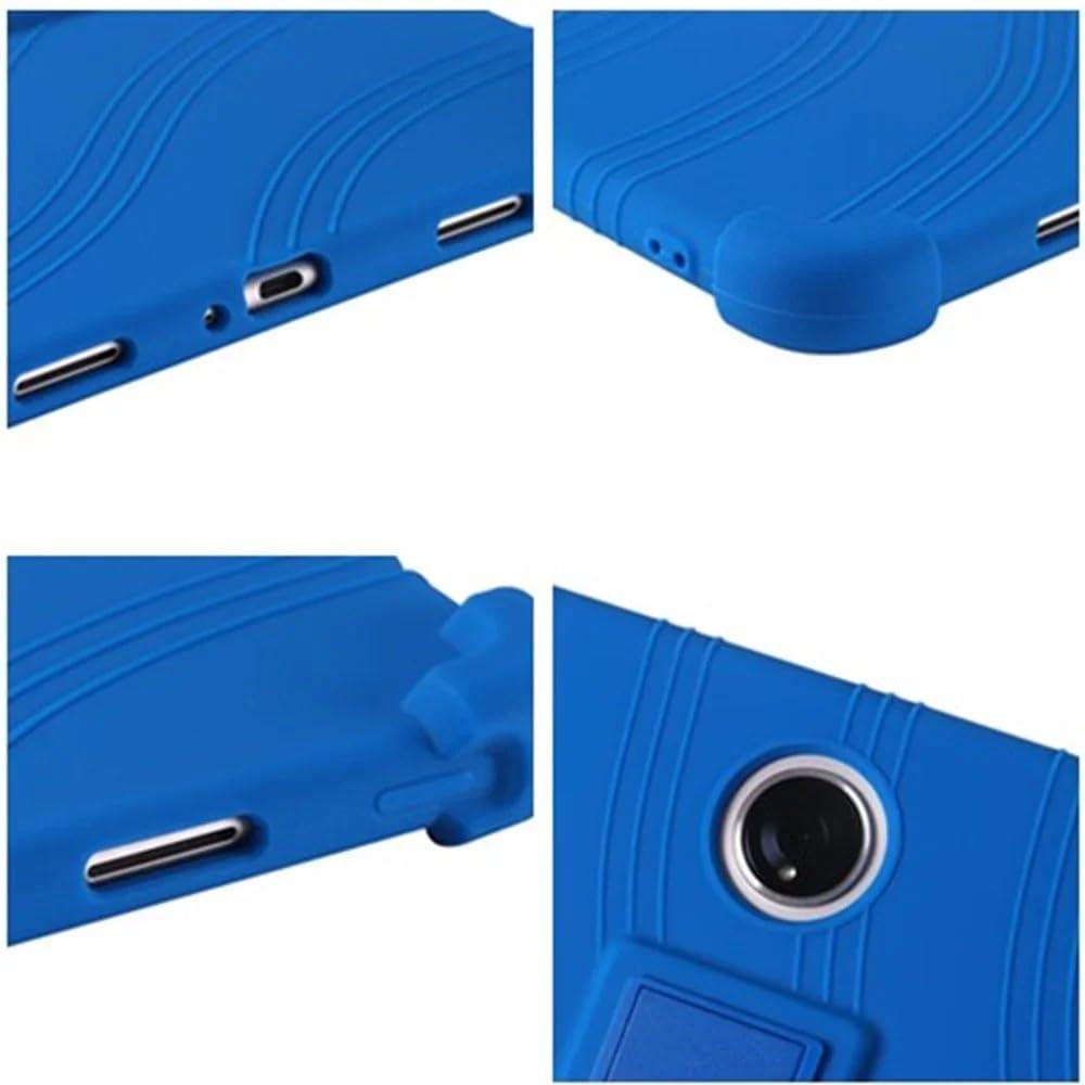 SOENS SOENS Suitable for Huawei Honor Pad 9 Case 12.1-inch 2024 Soft Silicone Anti Drop Case HEY2-W09 HEY2-W19 Tablet Case (Color : Deep Blue, Size : for Honor Pad 9)