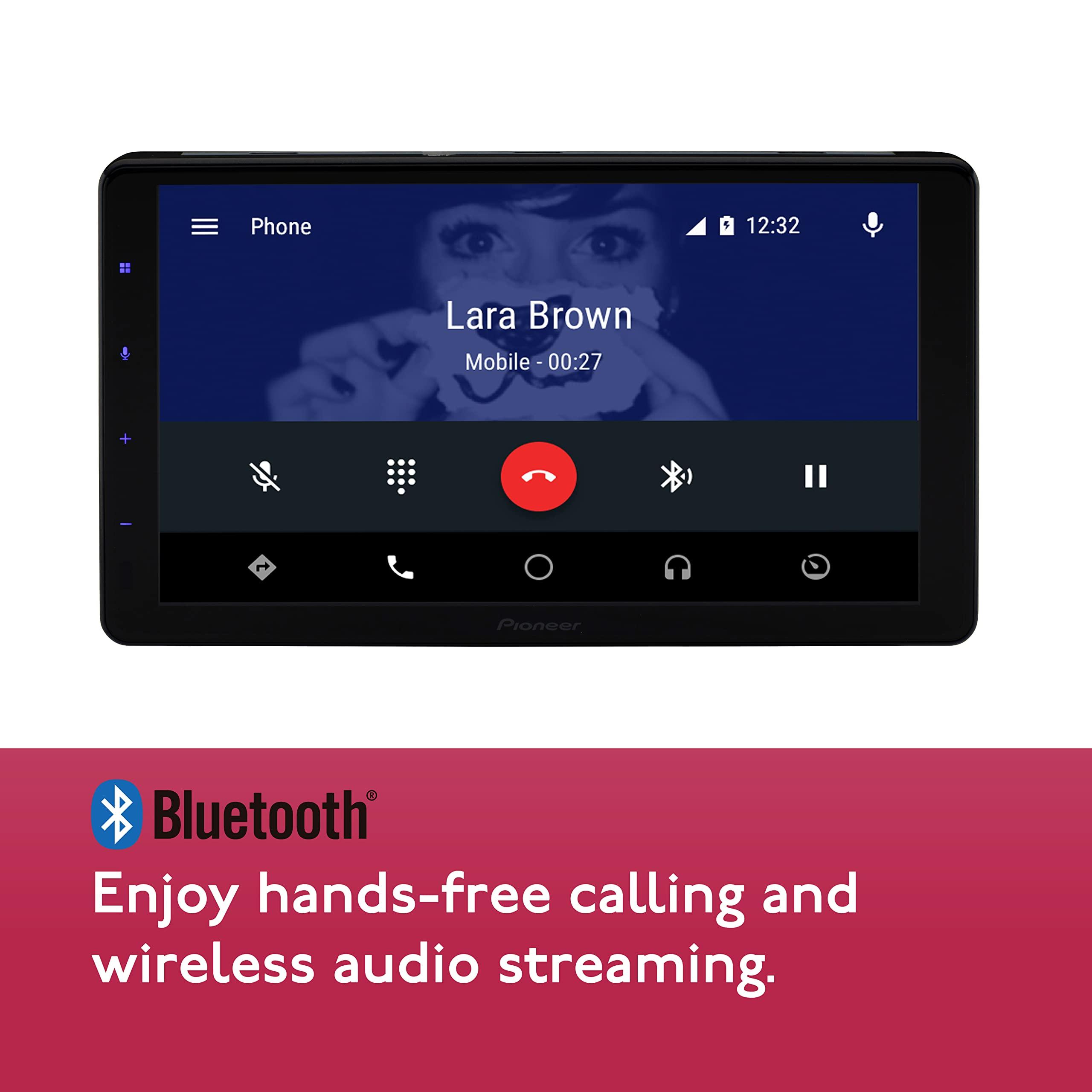 PIONEER Pioneer DMH-WC6600NEX Digital Multimedia Receiver with Wireless Apple CarPlay and Android Auto, 9\" Floating Capacitive Touchscreen, Modular Double-DIN, Built-In Bluetooth, WiFi and Amazon Alexa