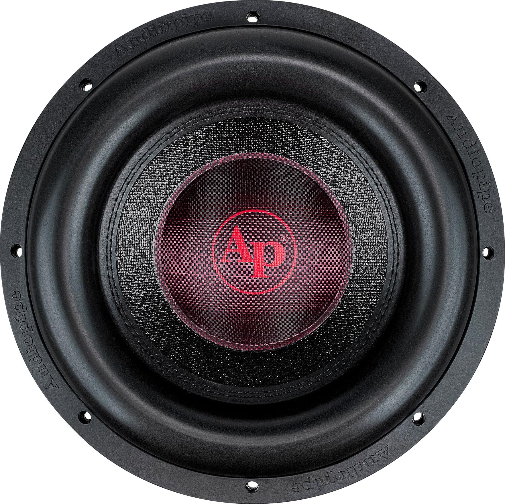 Audiopipe Audiopipe 12" Quad Stack Composite Cone Subwoofer (TXX-BDC-IV-12D2), Superior Performance, 2200W, 4 Magnets, BASV Voice Coil, Aluminum Basket, Multi-Connect, Non-Press Paper Cone, 2 x 2 Ohms
