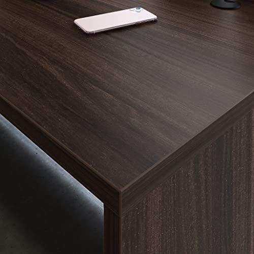 Sauder OfficeWorks by Sauder Affirm 60 X 24 Desk Shell/cred/Return, Noble Elm Finish