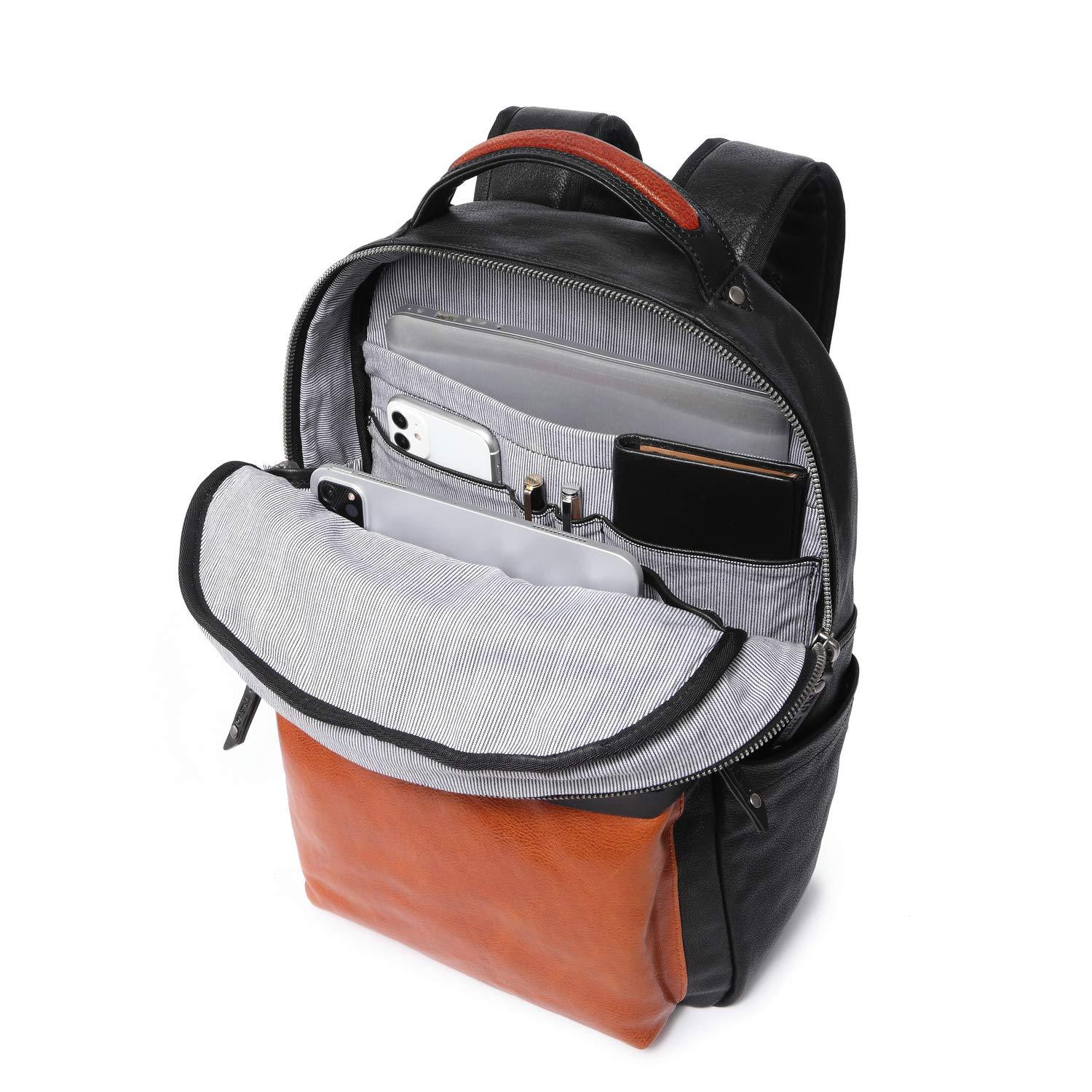 OLD TREND OLD TREND Genuine Leather Sotis Backpack (Chestnut/Black)