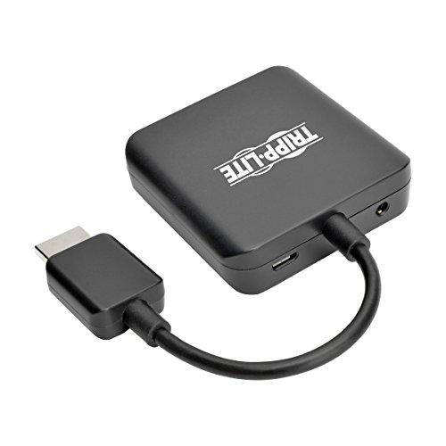 Tripp Lite Tripp Lite HDMI Audio De-Embedder / Extractor with Built-In HDMI Cable UHD 4K x 2K (P130-06N-AUDIO),BLACK