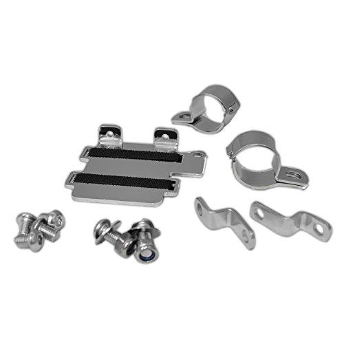 Pyle Pyle PLMCA61 600-Watt Motorcycle/ATV Amplifier with Dual Handle-Bar Mount Weatherproof Speakers, MP3/iPod Input, USB Charger - Set of 2