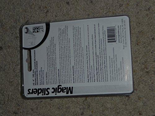 Magic Sliders Magic Sliders 4100 Series 4PK 4\" RND Sliding Disc, 1, Blue