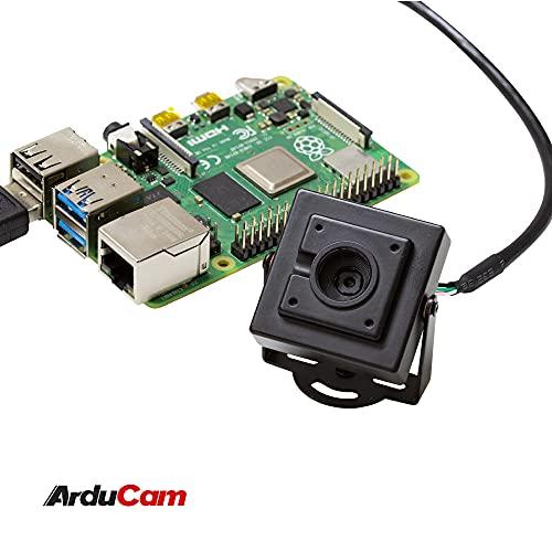 Arducam Arducam 4K 8MP IMX219 Autofocus USB Camera Module with Metal Case, 1080P Mini UVC USB2.0 Video Webcam with Microphone, 3.3ft/1m Cable for Computer, Laptop, Raspberry Pi, Jetson Nano