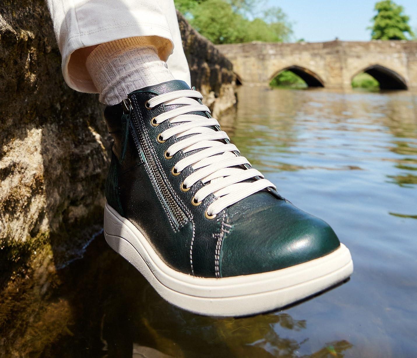 Strive Strive Footwear Women's Sneaker Boot - Kensignton - Arch Supportive Merlot - 6.5 Medium