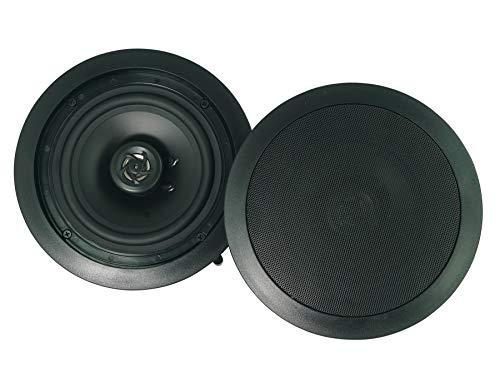 Rockville Rockville 2 CC65T Black 6.5" Commercial 70v Ceiling Speakers for Restaurant