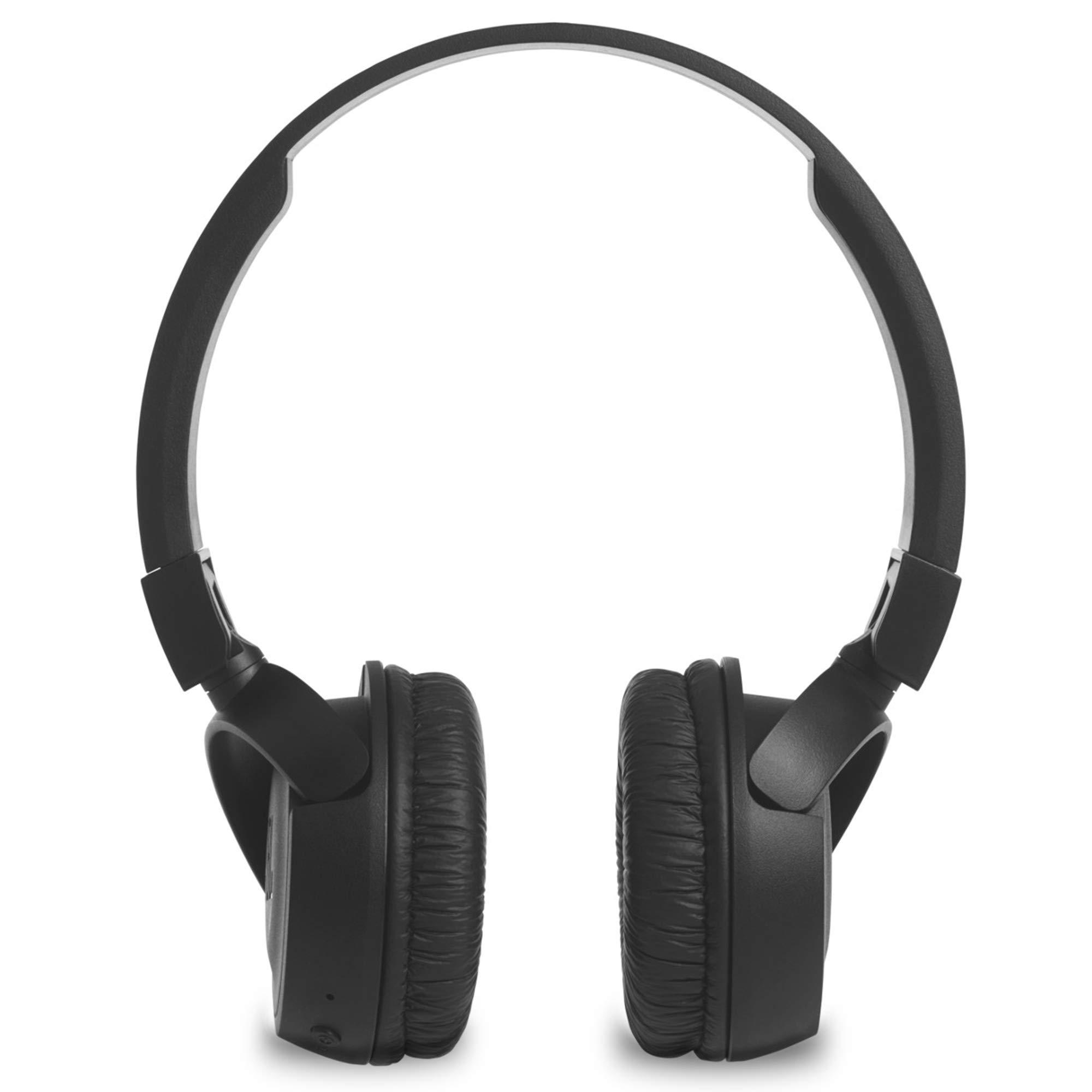 JBL JBL T460BT Extra Bass Wireless On-Ear Headphones with 11 Hours Playtime & Mic - Black