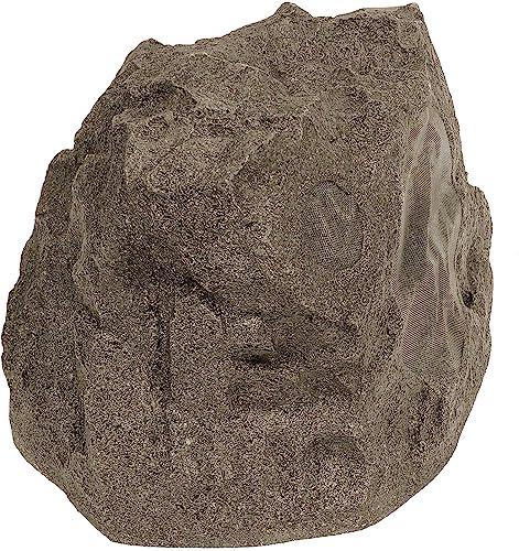 Proficient Audio Proficient Audio PAS-RS8SI-SB Model RS8Si DVC/SST Outdoor Rock Speaker, Shale Brown; 8" Injection-Molded TCC Filled Polypropylene Cone; Low Diffraction Aluminum Grilles; Dual Voice Coil Woofer