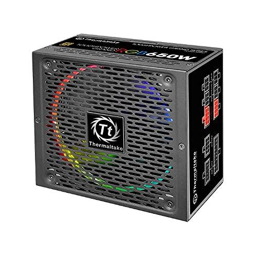 Thermaltake Thermaltake Toughpower Grand RGB 650W 80+ Gold Smart Zero 256-Color RGB Fan Fully Modular Power Supply 10 YR Warranty PS-TPG-0650FPCGUS-R