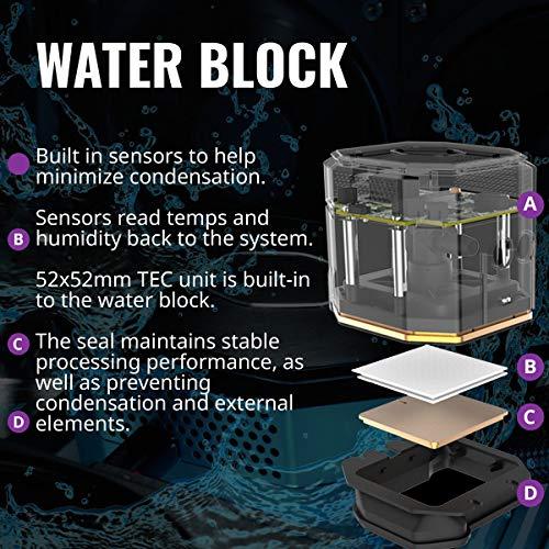 Cooler Master Cooler Master MasterLiquid ML360 SUB-Zero, Thermoelectric Cooling (TEC) AIO CPU Liquid Cooler Powered by Intel® Cryo Cooling Technology, 2nd Generation Pump, 360 Radiator for Intel LGA 1200