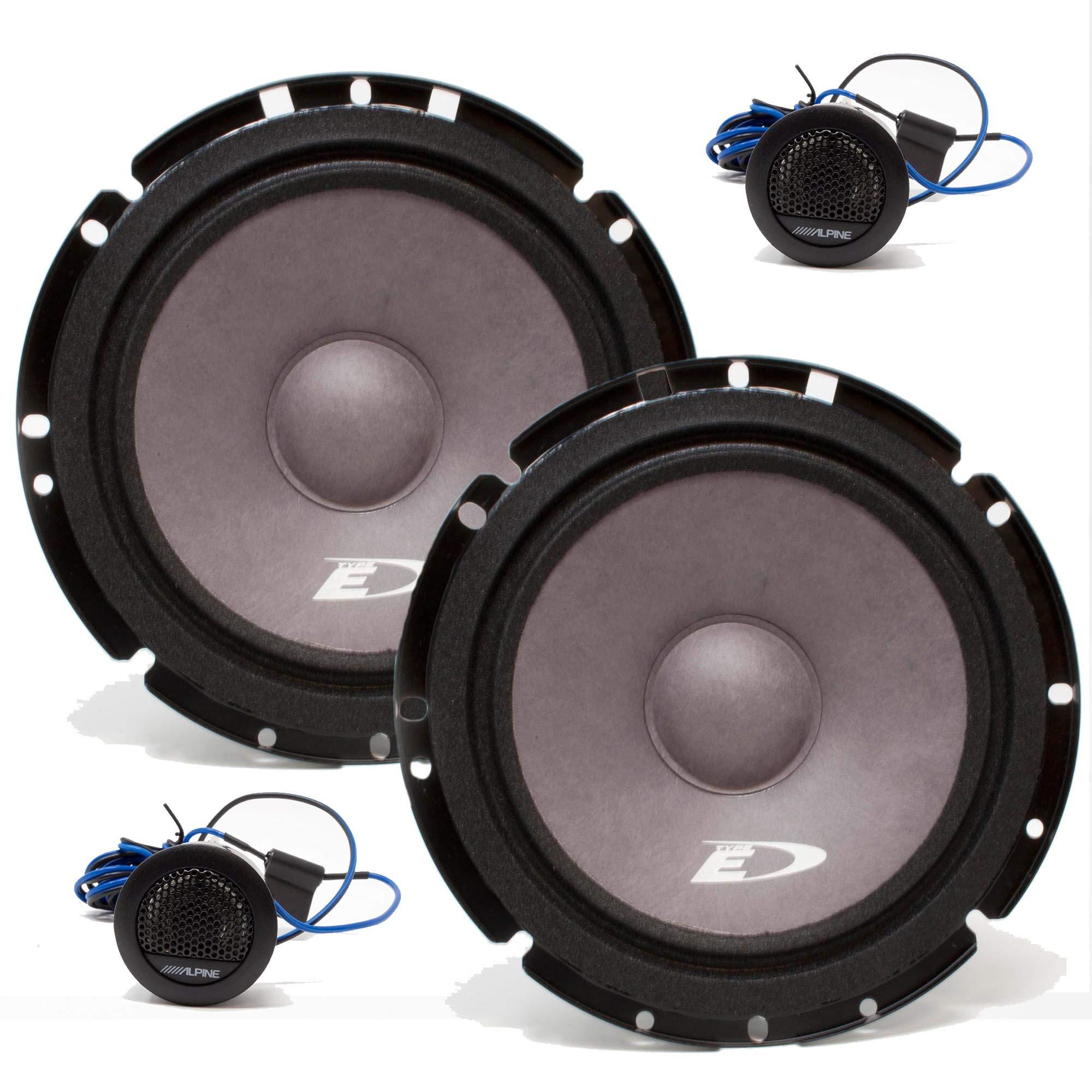 Alpine Alpine 2-Pairs SXE-1751S 6.5" Component Speakers