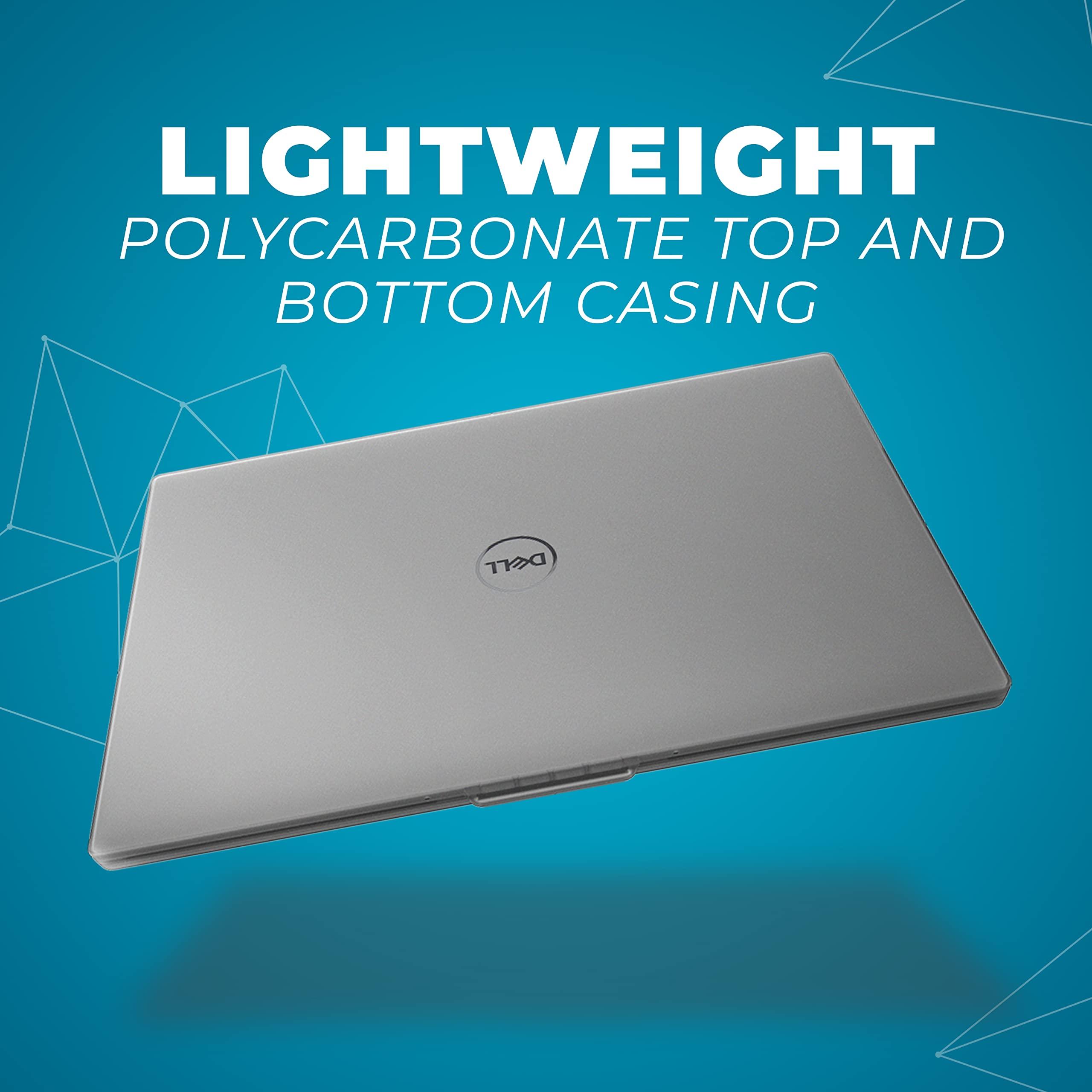 Gumdrop Cases Gumdrop ProTech Hard Shell Laptop Case Fits Dell XPS 17 9720 9710 9700 | Precision Series 5770 5760 5750 (Clamshell) - Slim and Lightweight Reliable Scratch-Proof Clear Protective Cover