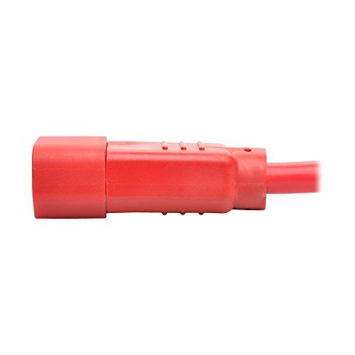 Tripp Lite Tripp Lite 3ft Heavy Duty Computer Power Extension Cord 15A, 14 AWG, C14 to C15, Red 3'(P018-003-ARD)