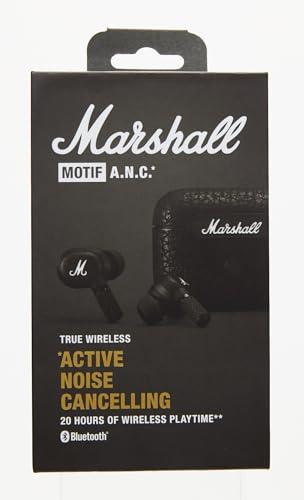 Marshall Marshall Motif True Wireless Noise Canceling Headphones, In Ear, Black