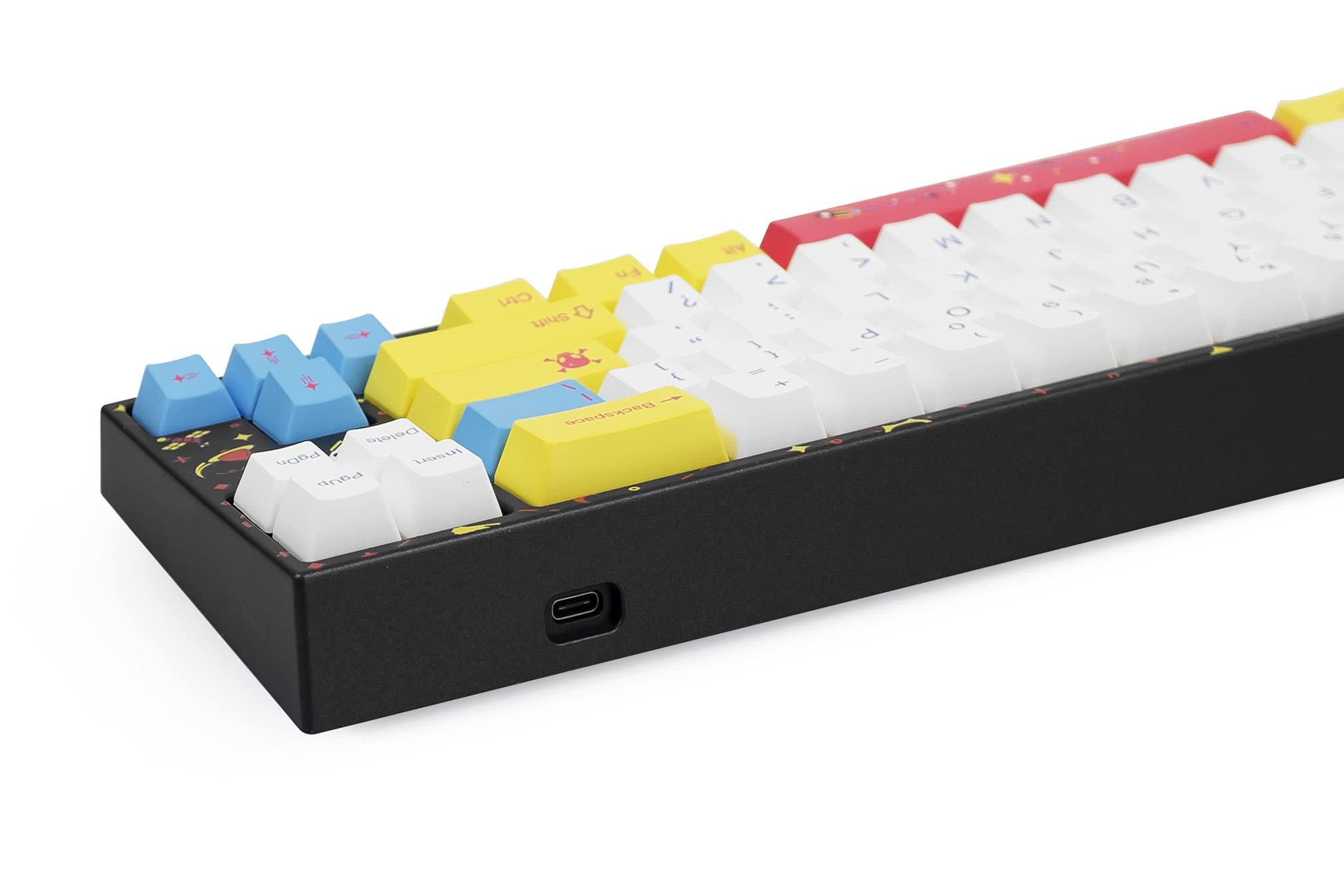 Ducky Channel Varmilo x MK x Ducky Miya Pro Flare Star Wireless Special Edition (Cherry MX Silent Red) Mechanical Keyboard