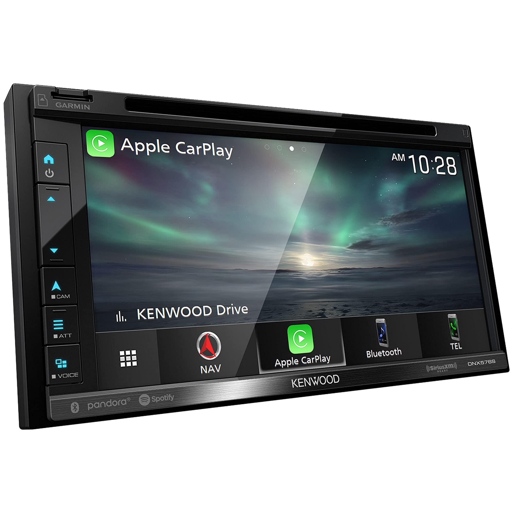 Kenwood KENWOOD DNX576S 6.8 Bluetooth Double-DIN In-Dash Navigation DVD Receiver, & SiriusXM