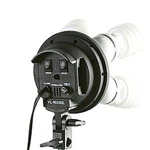 ePhoto ePhoto 10x12 White Muslin Support Boom Hair Light Stand with 3 Softbox Photography Video Lighting Kit H9004SB-1012W