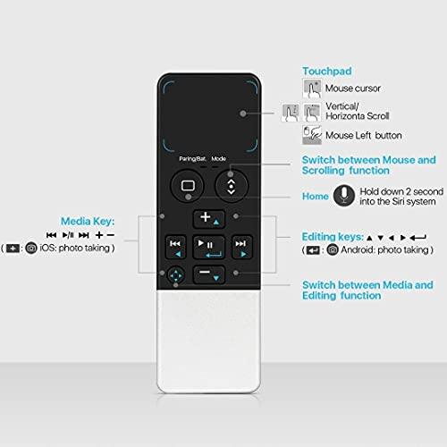 TNP Products TNP Bluetooth Remote Control for iPad iPhone - Trackpad Media Presenter for iOS Mac Android Tablet PC - Wireless Camera Shutter, Media Button, Presentation Clicker, iPad Air Pro, MacBook Pro Mini M1