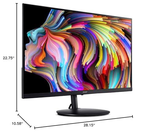 acer Acer SH322QK bmiphux 31.5" UHD 3840 x 2160 Professional Monitor | Adaptive-Sync (FreeSync Compatible) | HDR 10 | ZeroFrame| Height Adjustable Stand with Tilt (USB Type-C, Display Port 1.2 & HDMI 2.0)