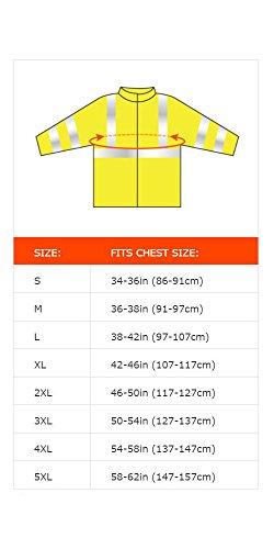 Ergodyne Ergodyne GloWear 8385 ANSI High Visibility 4-in-1 Reflective Safety Jacket, Lime, 2XL