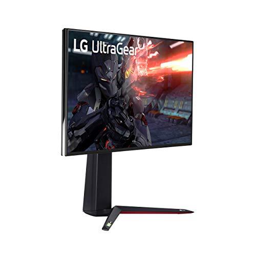 LG LG 27GN950-B UltraGear Gaming Monitor 27 UHD (3840 x 2160) Nano IPS Display, 1ms Response Time, 144Hz Refresh Rate, G-SYNC Compatibility, AMD FreeSync Premium Pro, Tilt/Height/Pivot Adjustable Stand