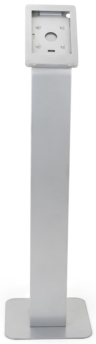 Displays2go iPad Enclosure Floor Stand with Anti-Theft Mount for 10.2" Digital Tablets