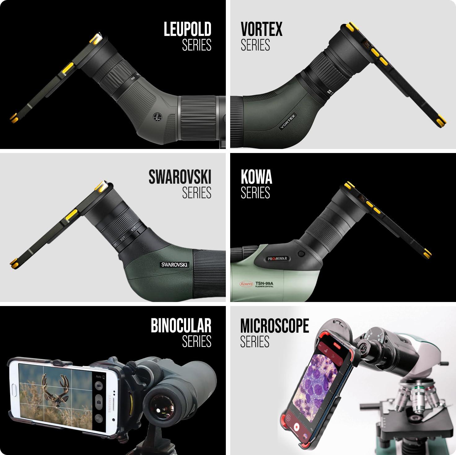 Phone Skope Phone Skope Complete Digiscoping Kit: Ideal Scope Camera for Hunting/Birding/Stargazing - Phone Scope Adapter Kit Includes Phone Scope Mount Case, Eyepiece Adapter, Lens Cloth - Fits Most Smartphones