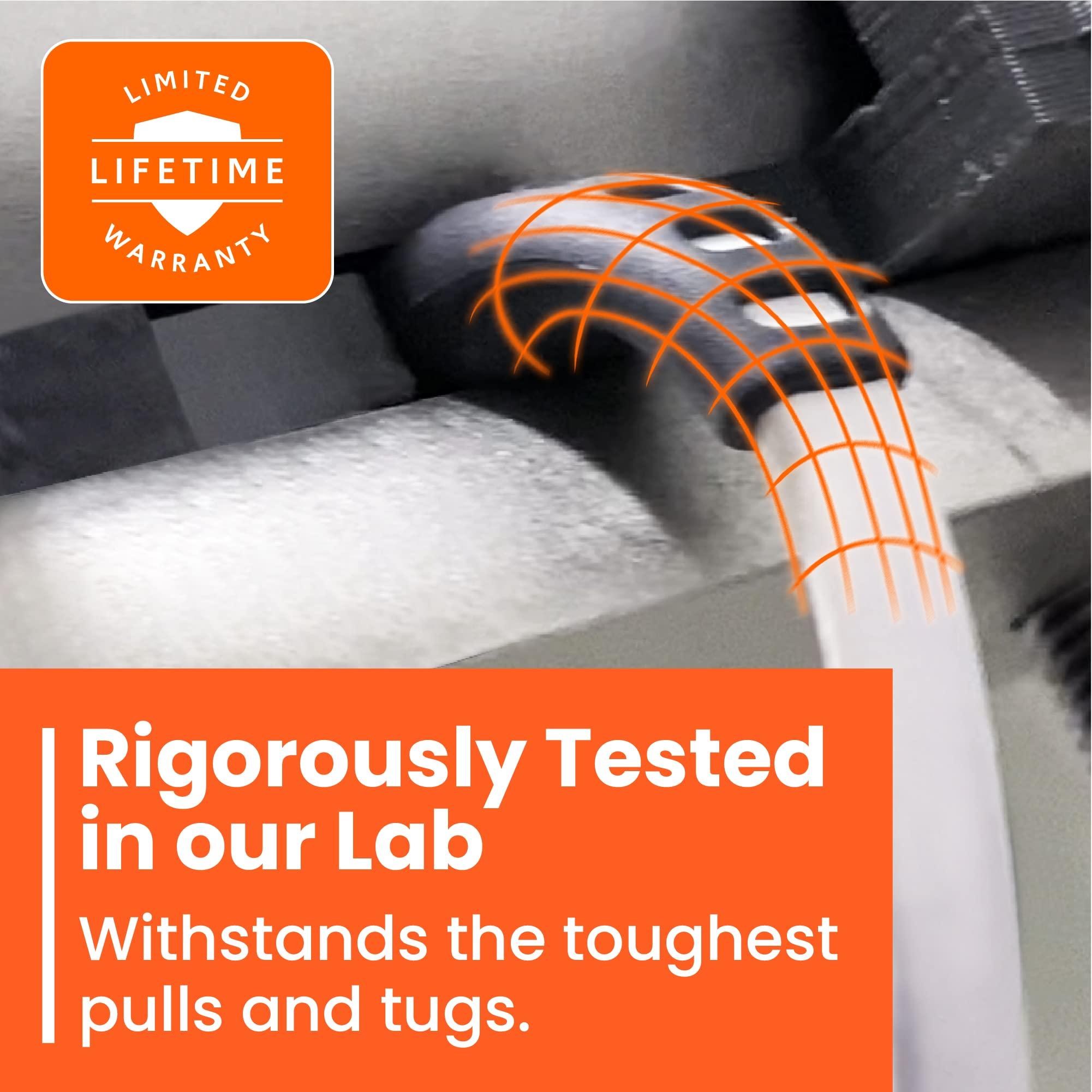 Ventev Ventev Alloy 10 Ft iPhone Cable | Fast Charging USB-C to Lightning Cable | Extra Long MFi Certified Apple Charging Cord | Lasts Up to 100x Longer Than Most Cables for iPhone, White