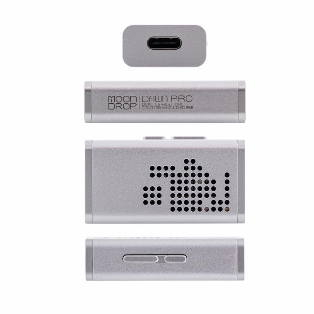 Moondrop MOONDROP Dawn Pro Portable USB DAC/AMP Dual CS43131 DAC 32Bit/384kHz DSD256 Decoder Headphone Amplifier