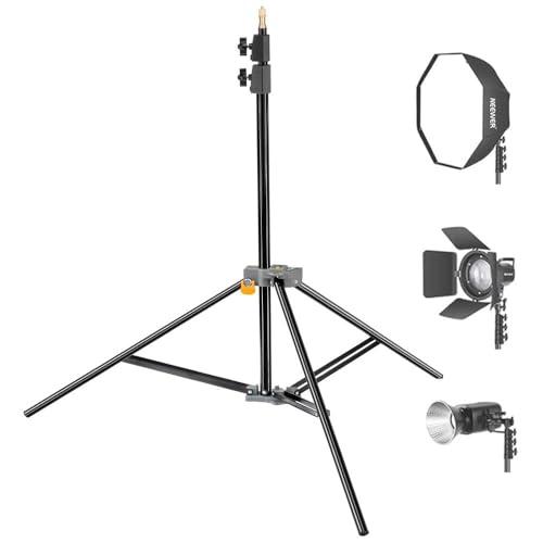 Impact Impact Link Interlocking Air-Cushioned Light Stand (7.9') - Heavy Duty 3-Section Light Stand for Photography, 8.8 lb Capacity, 5/8" Baby Pin, 3/8"-16 Thread for Studio Lighting, LED, Ring Lights