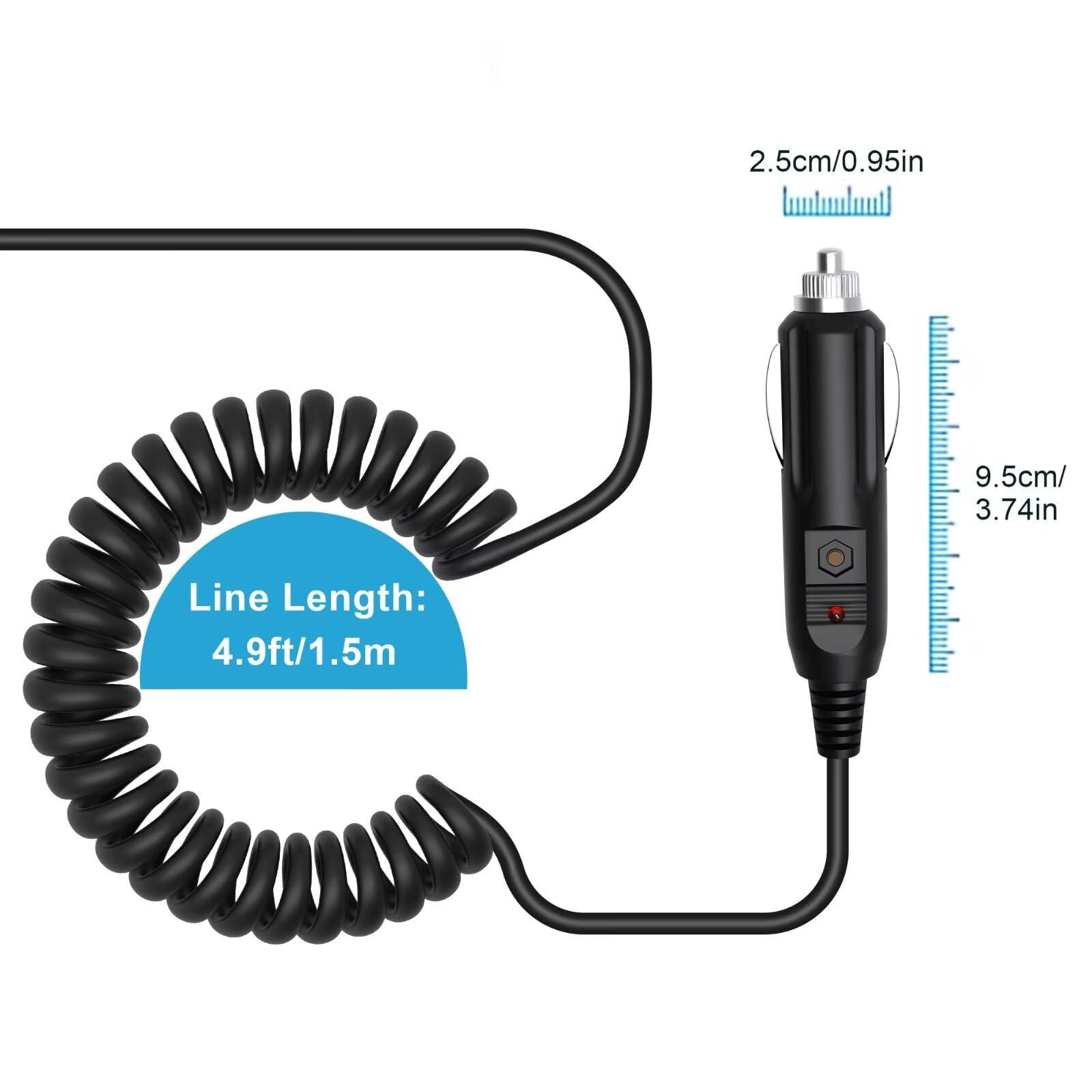 HISPD HISPD Car DC Adapter for FMUSER FU-01A 1W SDA-01A FU-05b 0.5W Power Supply Charger PSU