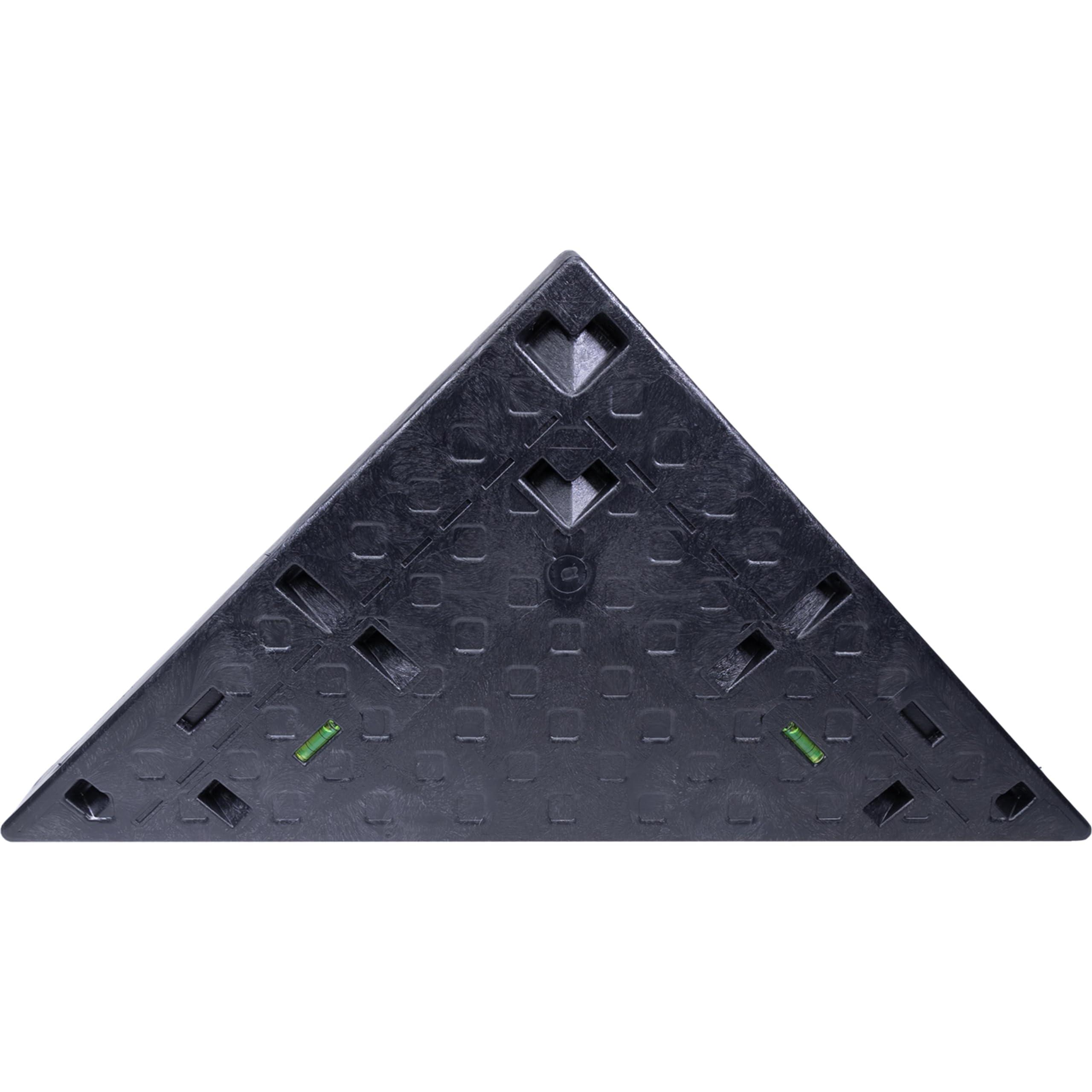 GOOF PROOF SHOWER Goof Proof Shower GPSS-3024 Triangle Tiled Shower Seat, Easy to Install Bench for Shower Stall, 30\"/24\"