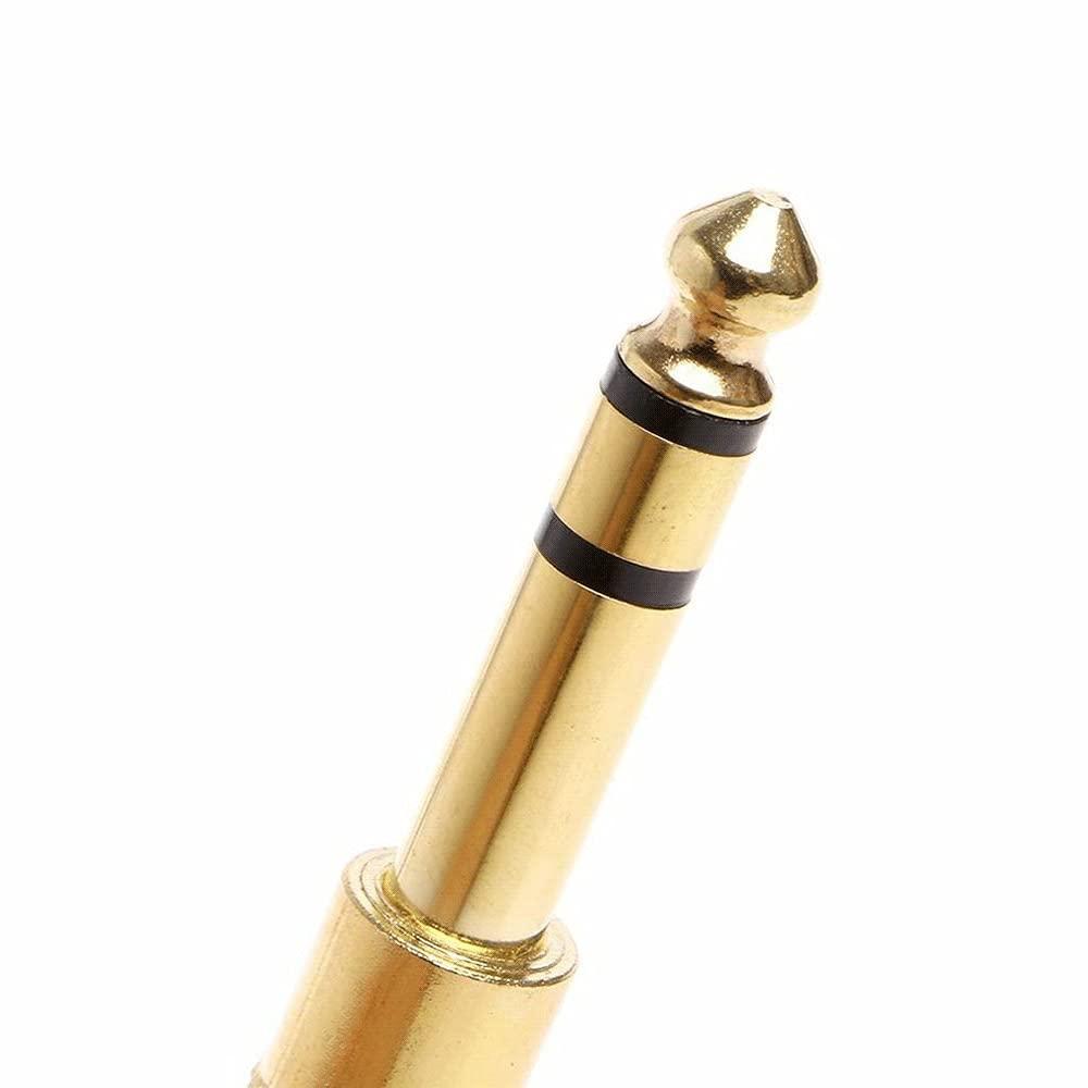 DirectNine Basics Jack 6.5 Plug Male to 3.5 Mm Female Connector Headphone Amplifier 6.5 Mm Microphone Auxiliary Adapter 3.5 Mm Converter