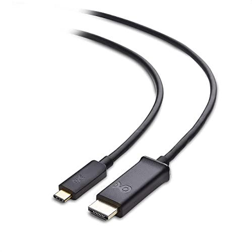 Cable Matters Cable Matters Active DisplayPort to HDMI Adapter (Active DP to HDMI Adapter) Supporting Eyefinity Technology and 4K Resolution & USB C to HDMI Cable in Black 6 Feet