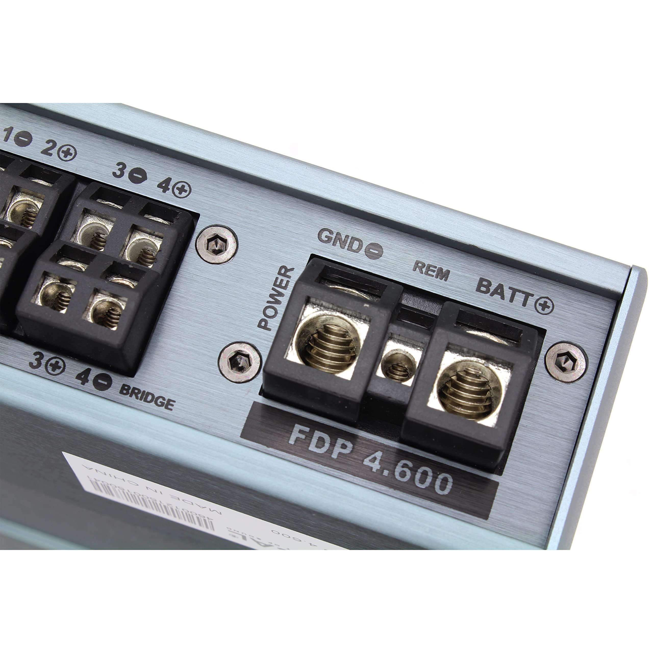 DirectNine Basics Focal FDP-4.600v2 4-Channel Full Range Class D Component Speakers Amplifier