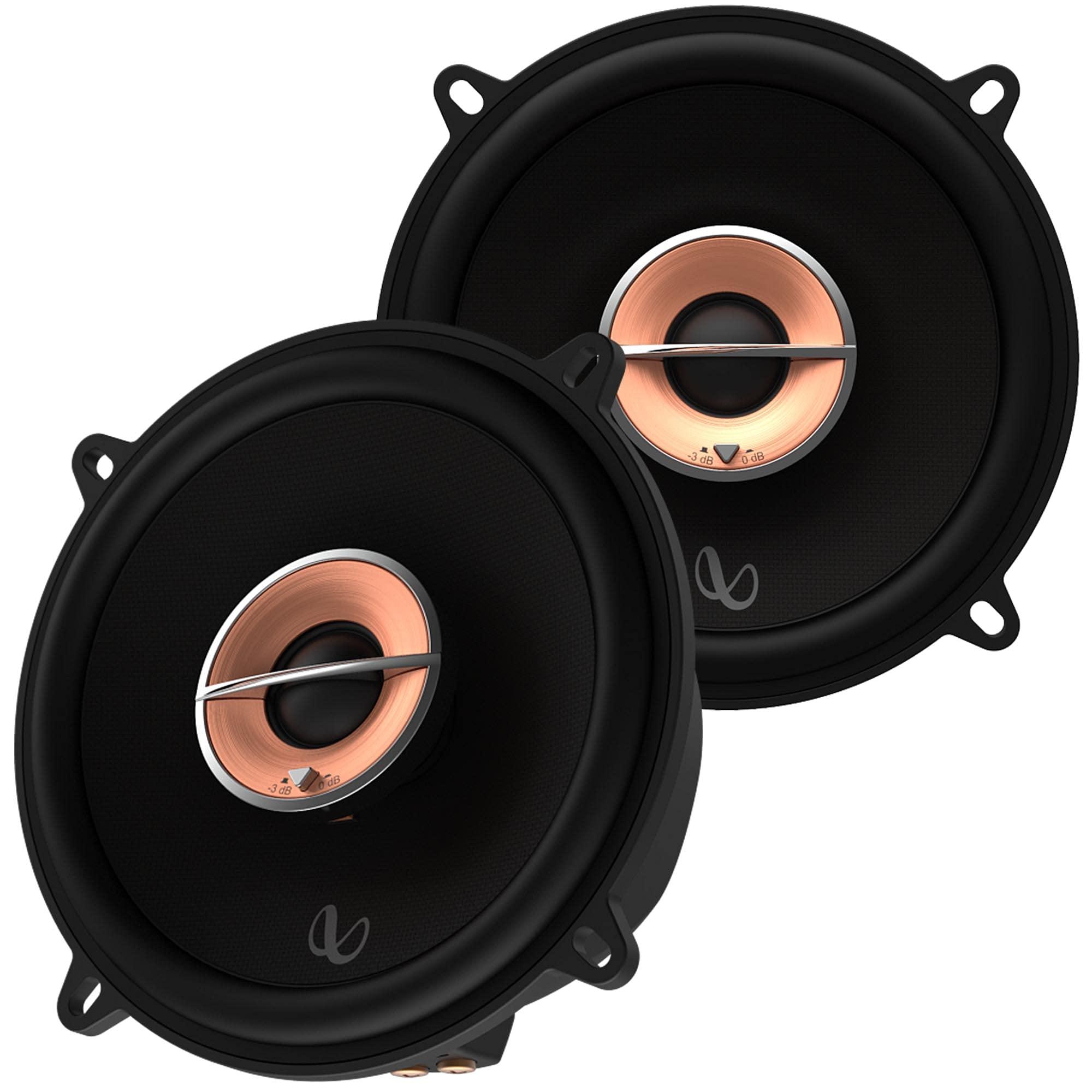 Infinity Infinity KAPPA53XF 5-1/4\" (133mm) Two-Way Car Speaker - Pair with 1 Pair RKFR5 Roadkill Fast Rings 5\" & 5.25\"