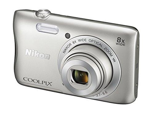 Nikon Nikon COOLPIX S3700 Digital Camera with 8x Optical Zoom and Built-In Wi-Fi (Silver)
