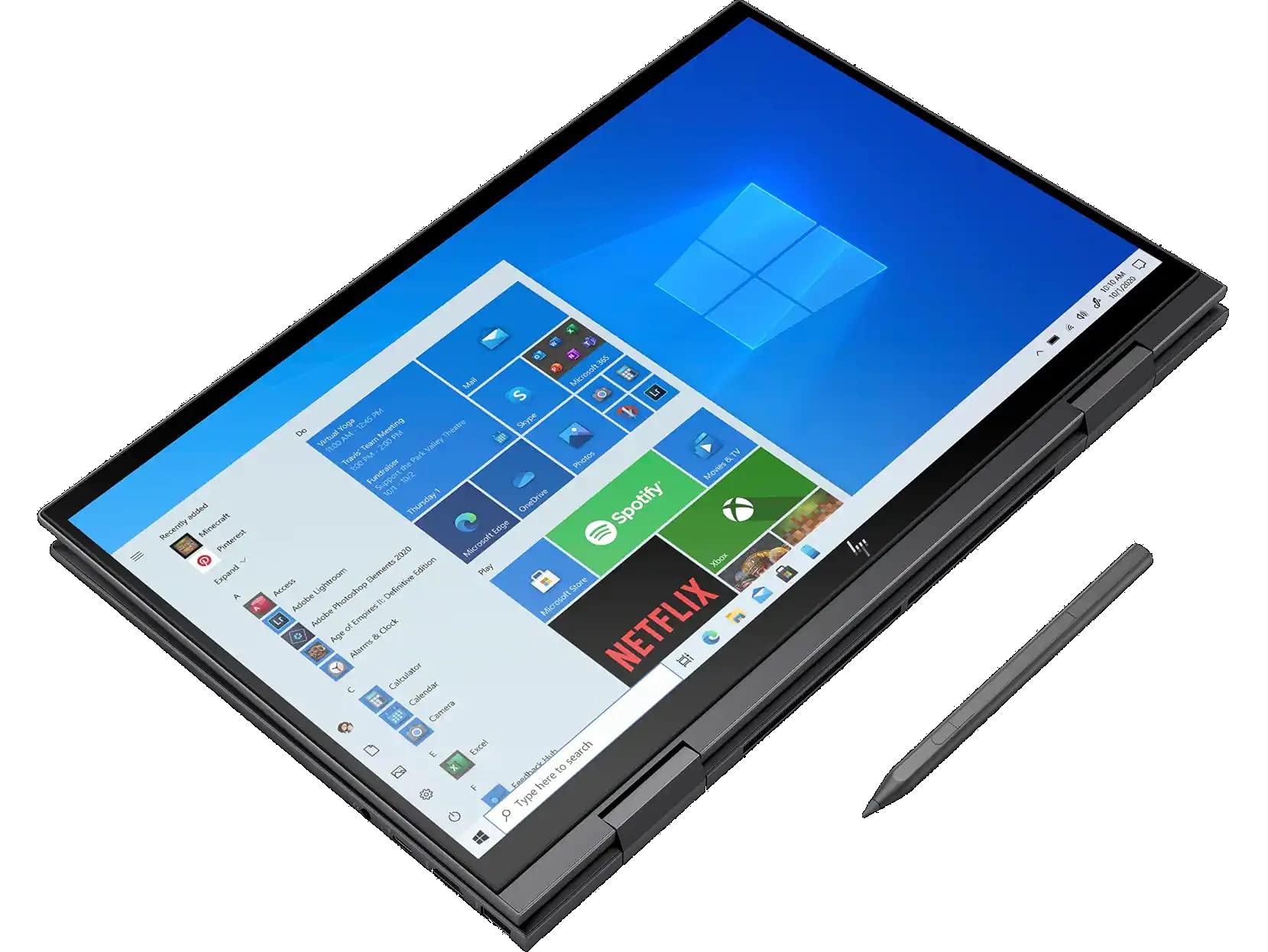 HP HP Envy x360 15 Home & Entertainment 2-in-1 Laptop (AMD Ryzen 7 5700U 8-Core, 32GB RAM, 1TB PCIe SSD, AMD Radeon, 15.6" Touch Full HD (1920x1080), Active Pen, WiFi, Win 10 Home) (Renewed)