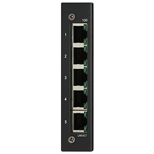 Tripp Lite Tripp Lite Industrial 5 Port Ethernet Network Switch 10/100 Mbps -40 to 167F Temperature Range Unmanaged Splitter TAA Compliant DIN Mount (NFI-U05)