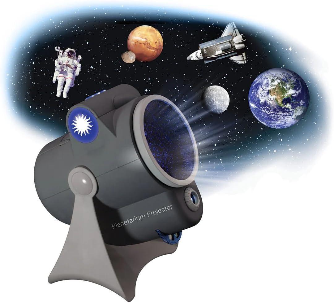 Smithsonian Smithsonian Star Projector - Room Planetarium with LED Display, Black