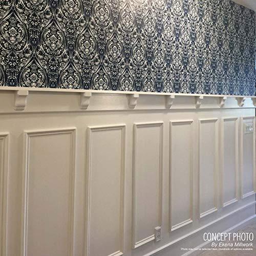 Ekena Millwork Ekena Millwork PNL16X28AS-01 16\"W x 28\"H x 1/2\"P Ashford Molded Classic Wainscot Wall Panel
